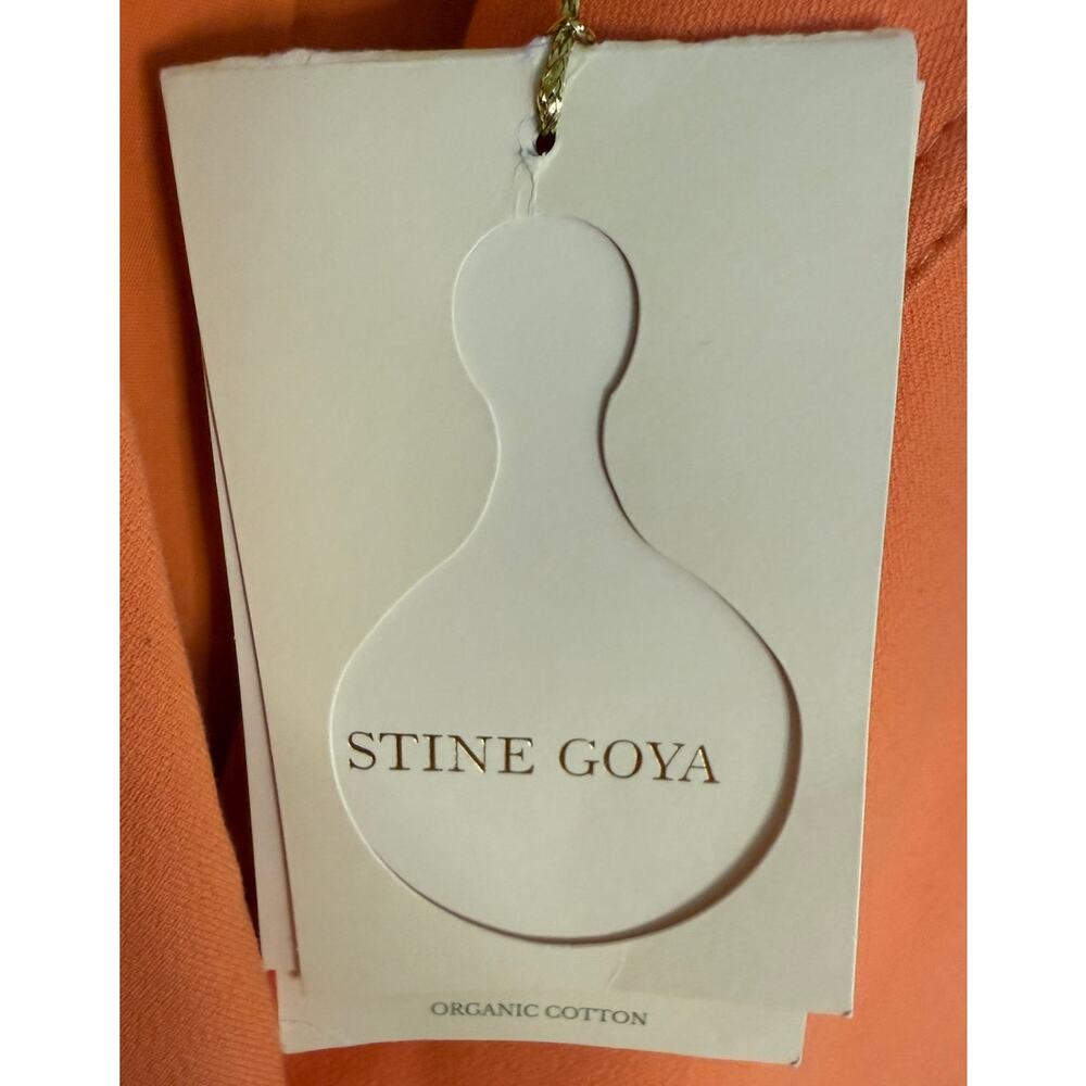 Stine Goya Orange Sleeveless Organic Cotton Tailored Vest Size L New w/ Tags - Picture 6 of 7